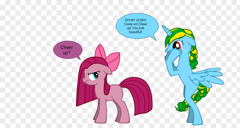 Cheer Up! Horse Figurine Pink M PNG