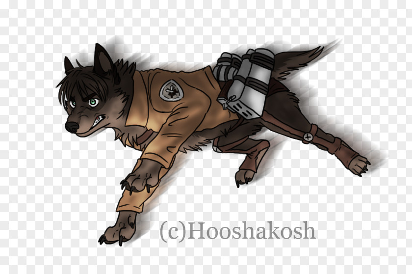 Eren Yeager Gray Wolf Mikasa Ackerman Digital Art PNG