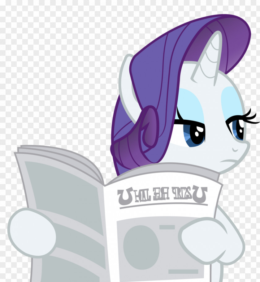 Reading The Newspaper Rarity Fluttershy Applejack DeviantArt PNG