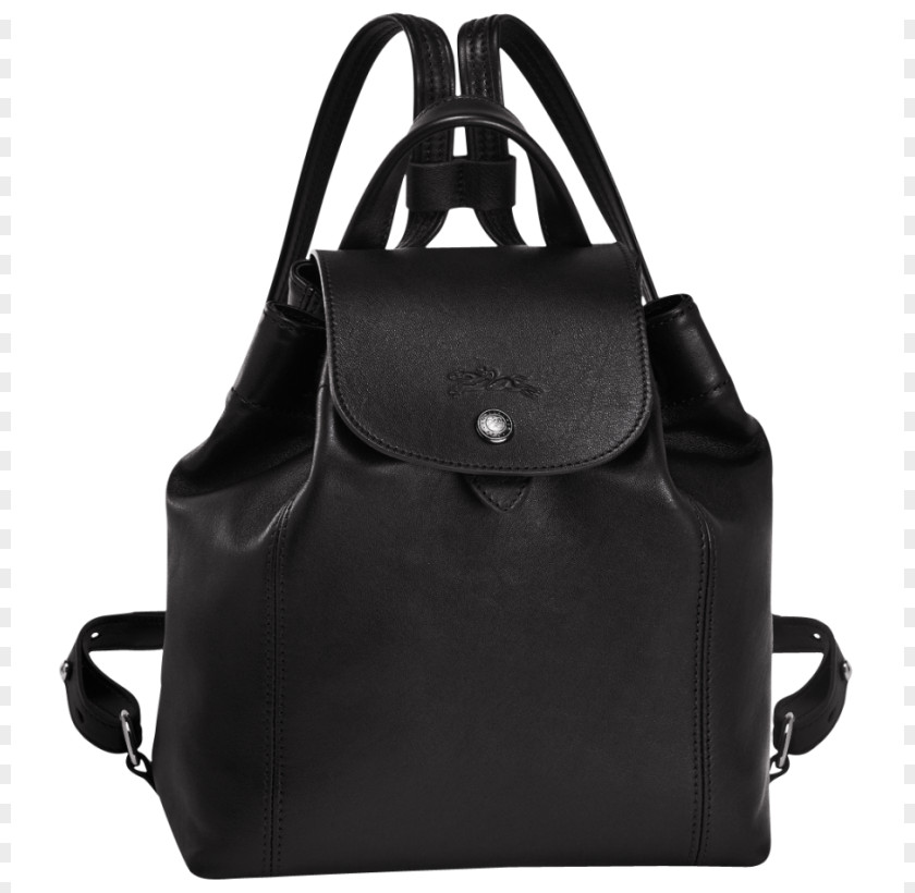 Bag Longchamp Pliage Backpack Leather PNG