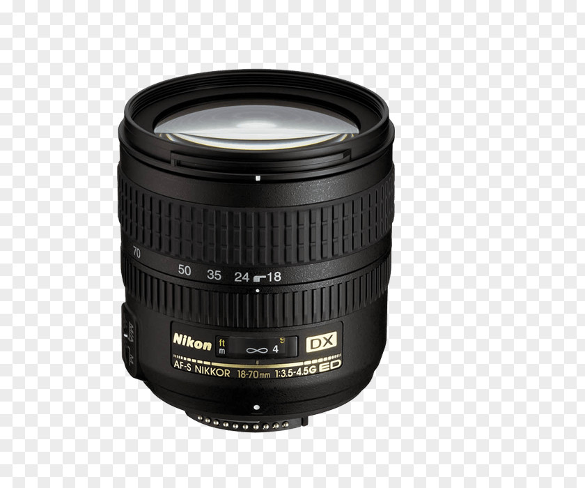 Camera Lens Digital SLR Nikon AF-S DX Zoom-Nikkor 18-70mm F/3.5-4.5G ED-IF Nikkor 35mm F/1.8G PNG