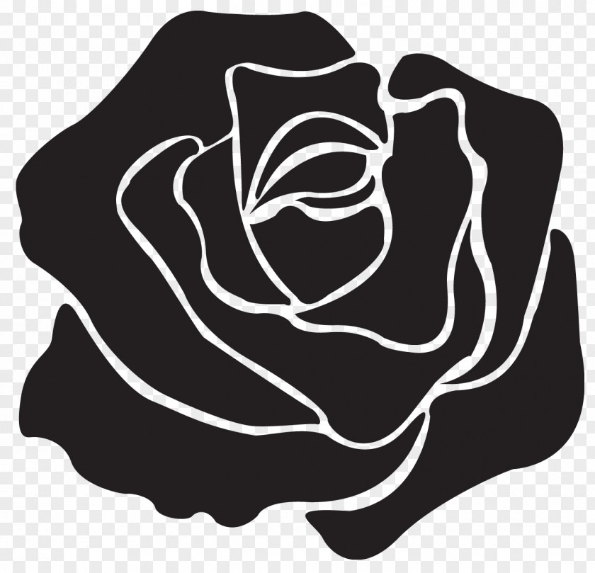 Design T-shirt Black Rose Garden Roses PNG
