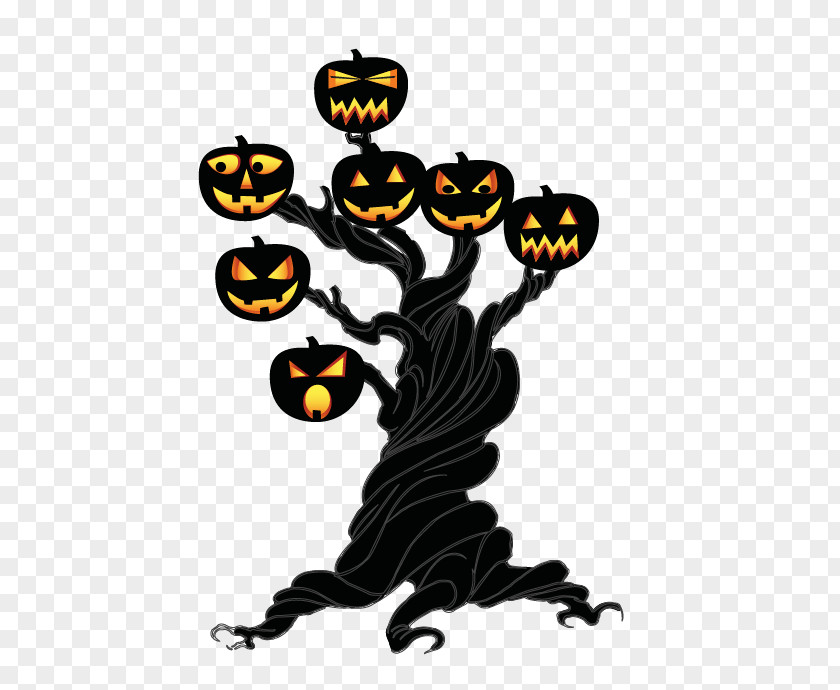 Halloween Tree Clothing Taobao Canvas PNG