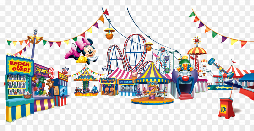 Mickey Mouse Amusement Park Cartoon The Walt Disney Company PNG
