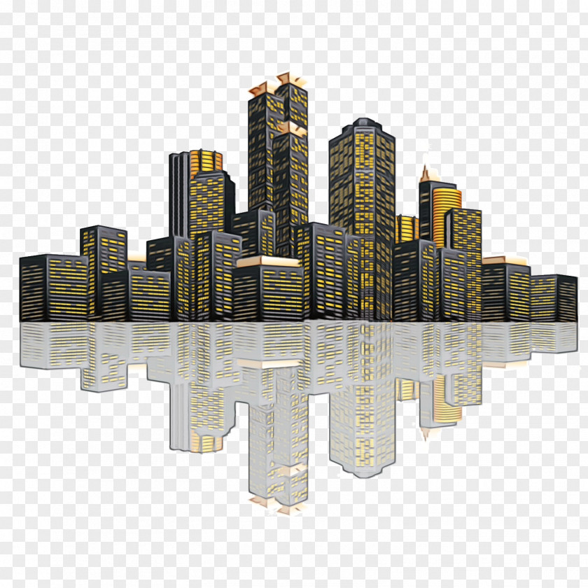 Rectangle Mixeduse Transparency New York Skyline Architecture Cityscape PNG