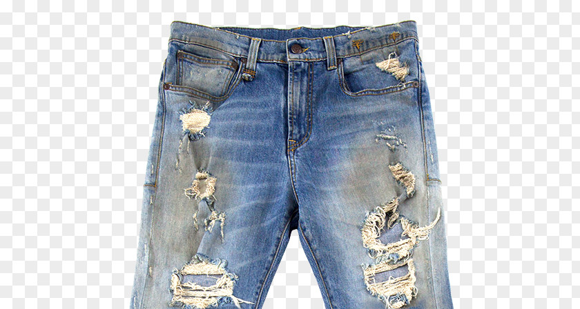 Ripped Jeans Denim Bermuda Shorts Y7 Studio Williamsburg PNG