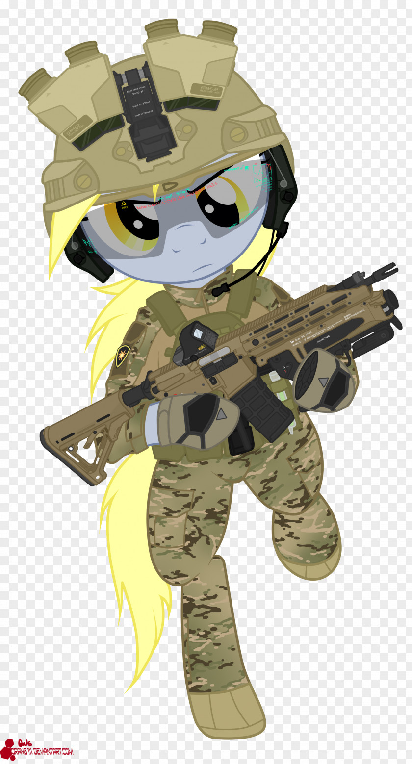 Soldier Derpy Hooves Pony Firearm Army PNG