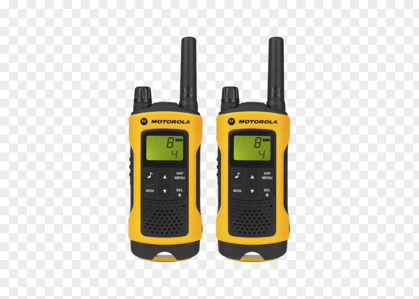 Walkie Talkie Walkie-talkie PMR Handheld Transceiver Motorola TLKR T80 2-piece Set Two-way Radio PMR446 PNG