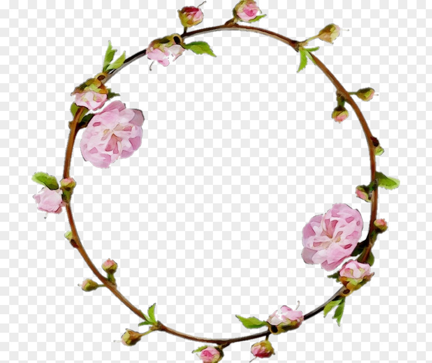 Hair Accessory Twig Spring Background Frame PNG