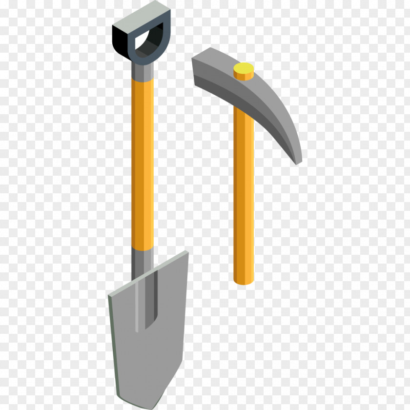 Axe And Spade Hammer PNG
