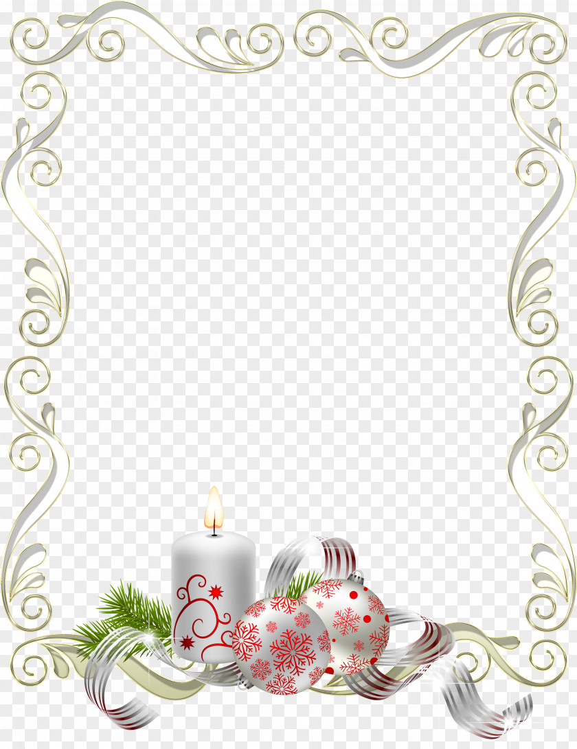 Christmas Picture Frames Clip Art PNG