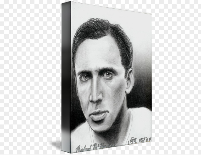 Nicholas Cage Chin White Self-portrait PNG