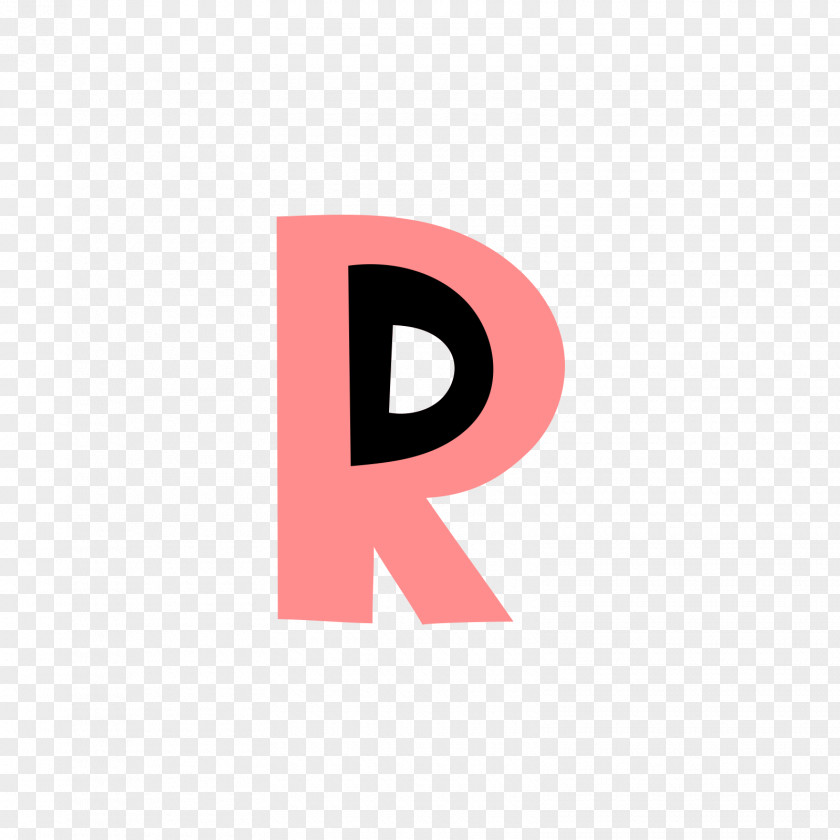 Red And Black Capital Letters R Euclidean Vector Icon PNG