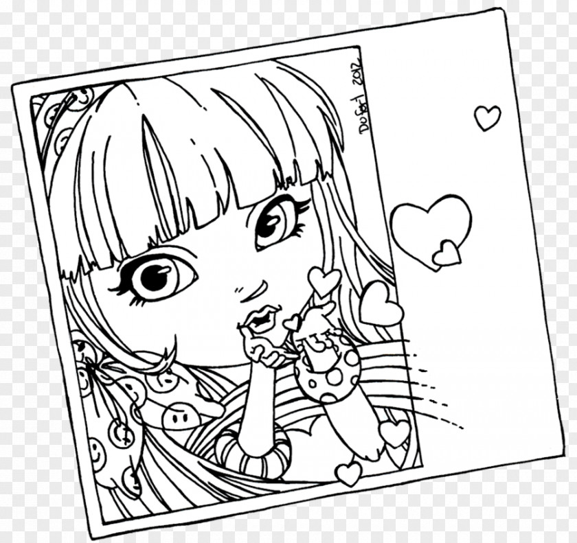 Send Love Line Art DeviantArt Coloring Book PNG