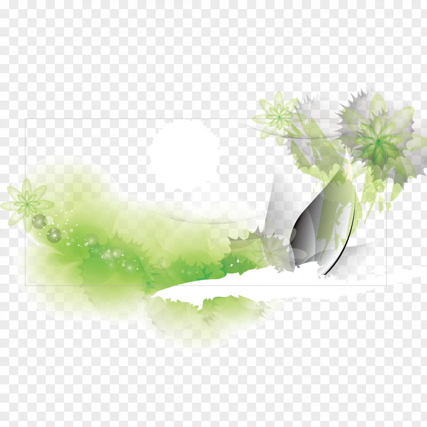 Spring Green Background Vector Illustration Chroma Key Fundal PNG
