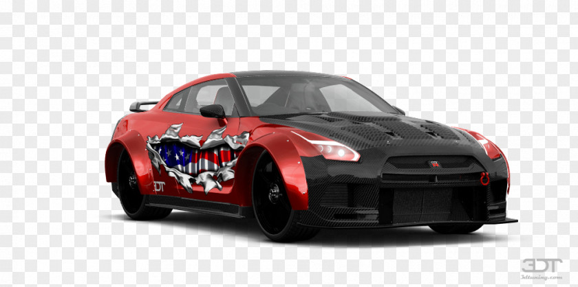 Car Nissan GT-R Sports Model PNG
