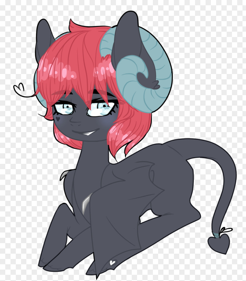 Cat Horse Pony Illustration Demon PNG