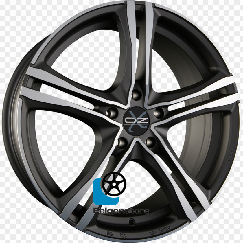 Diamond Cutting Autofelge OZ Group Car Graphite PNG