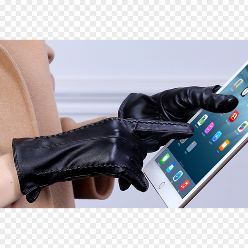 Leather Glove Finger Touchscreen PNG