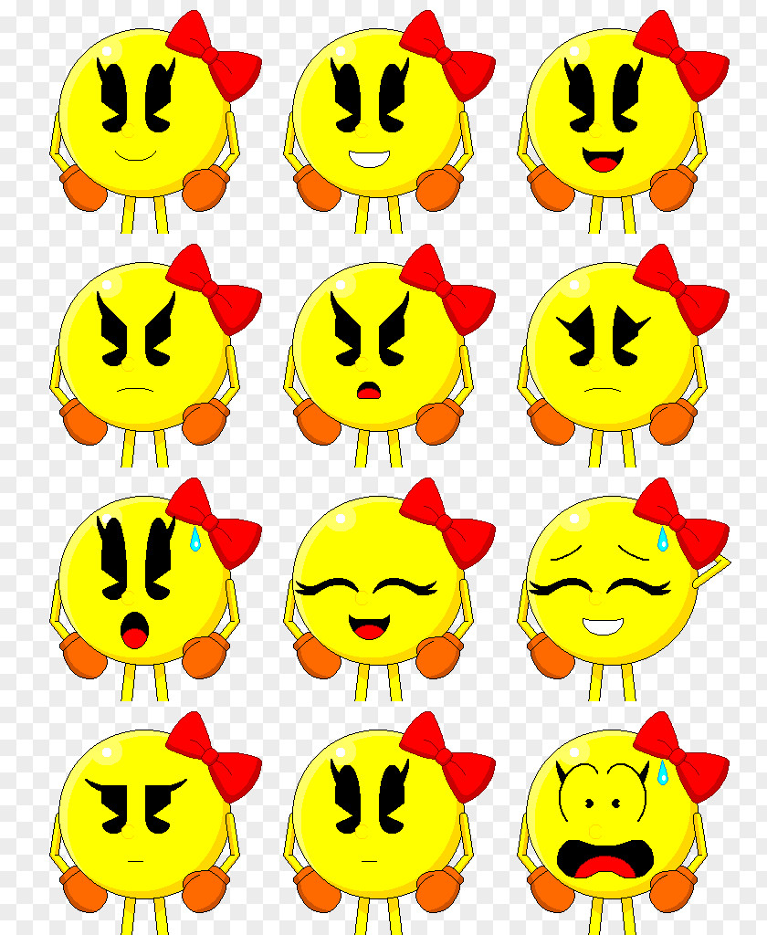 Namco Pacman Ms. Pac-Man Art Clip PNG