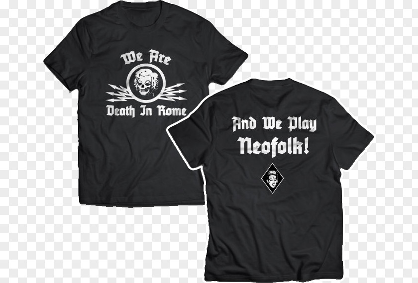 T-shirt Death In Rome Sleeve Top PNG