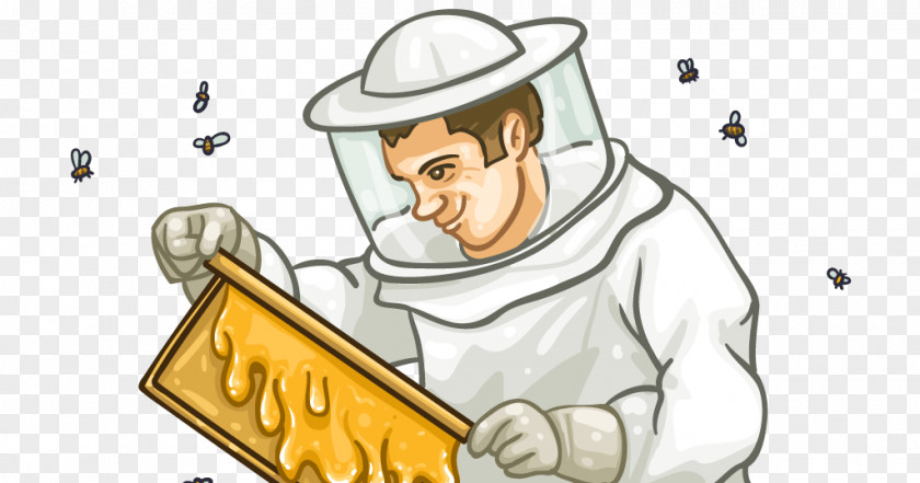 Bee Beekeeper Beekeeping Beehive Apiary PNG