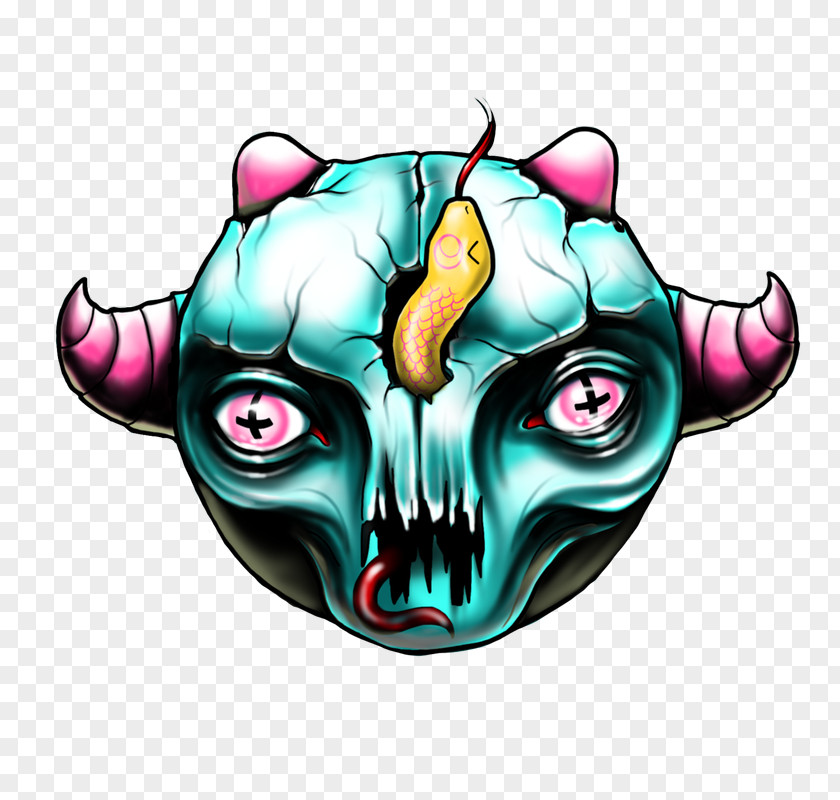 Demon Skull Car Clip Art PNG