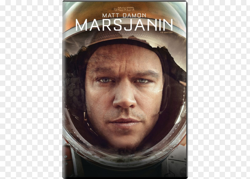 Dvd Matt Damon The Martian Blu-ray Disc Mark Watney DVD PNG