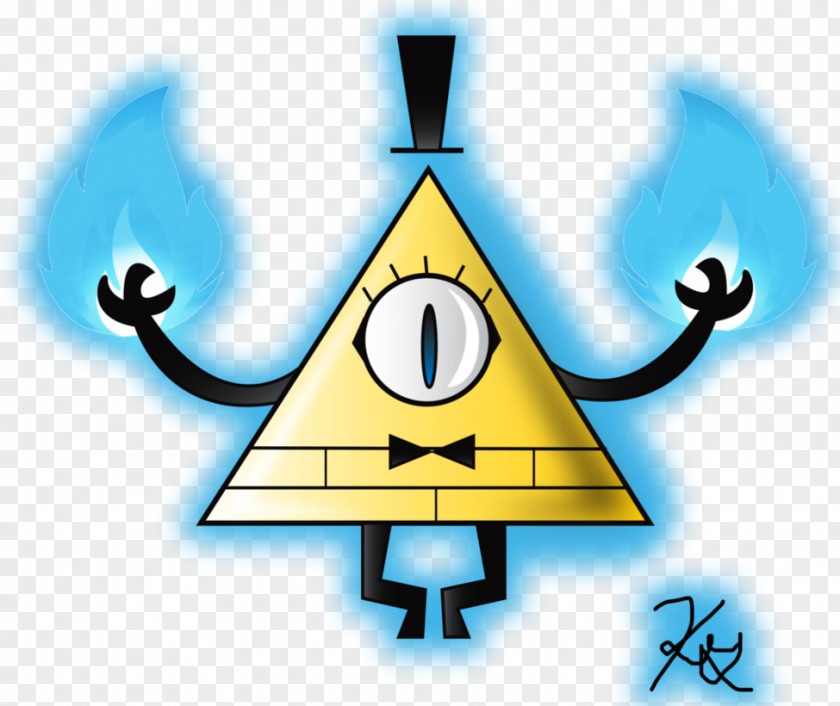 Falls Bill Cipher Howling Cool Flame PNG