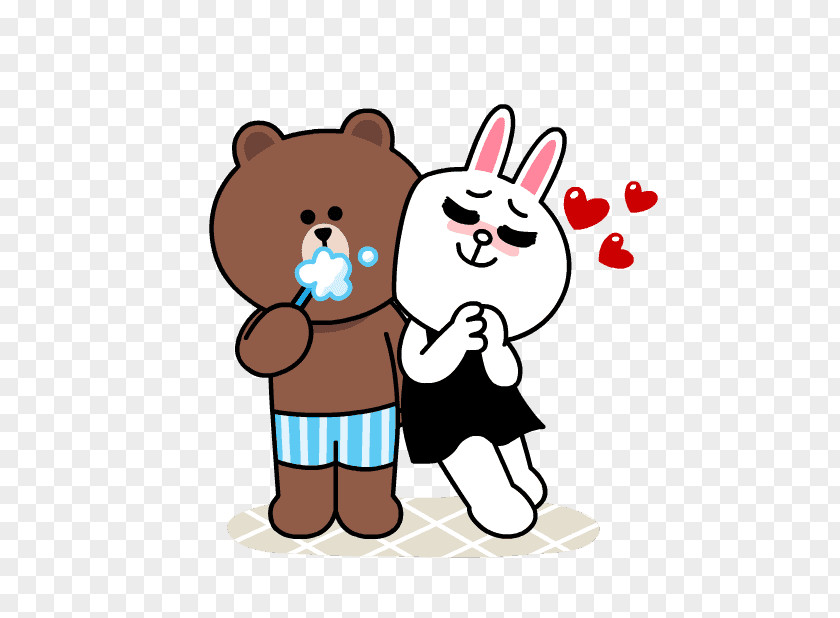 Sticker Line Friends Decal Kik Messenger PNG