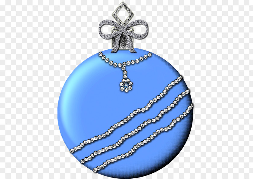 Blue Ball Christmas Ornament Clip Art PNG