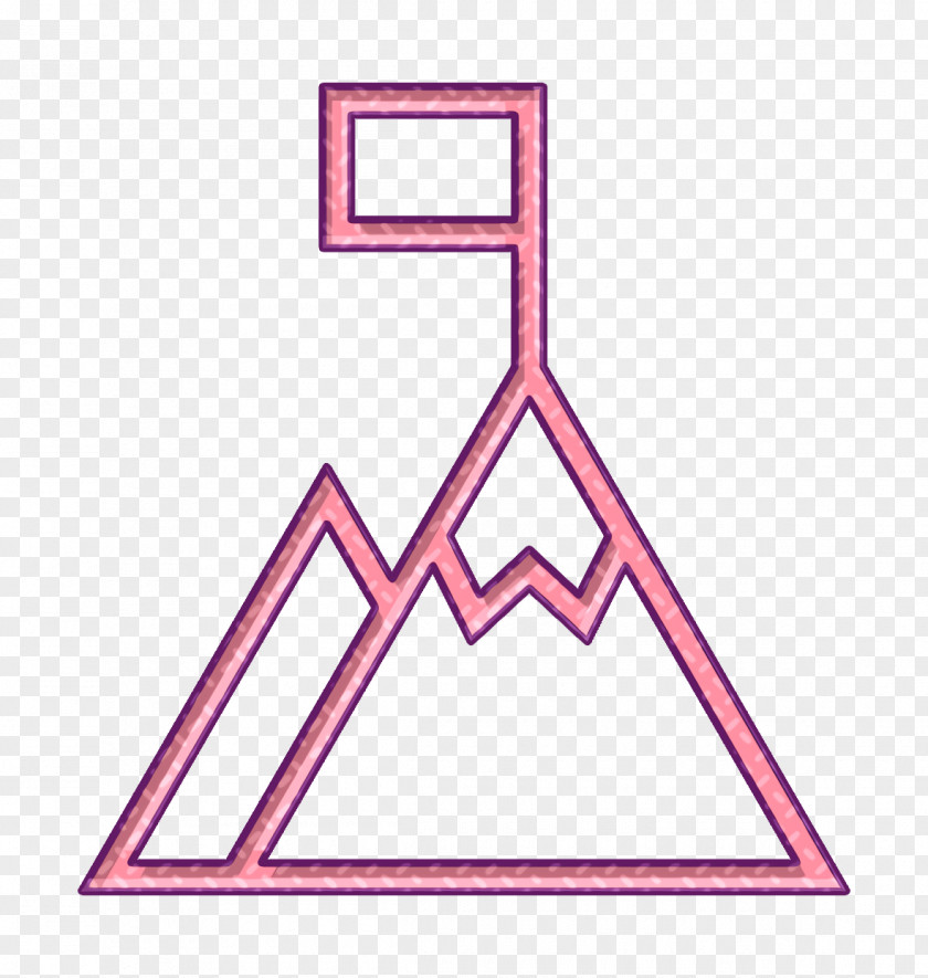 Mountain Icon Vertex Productivity PNG