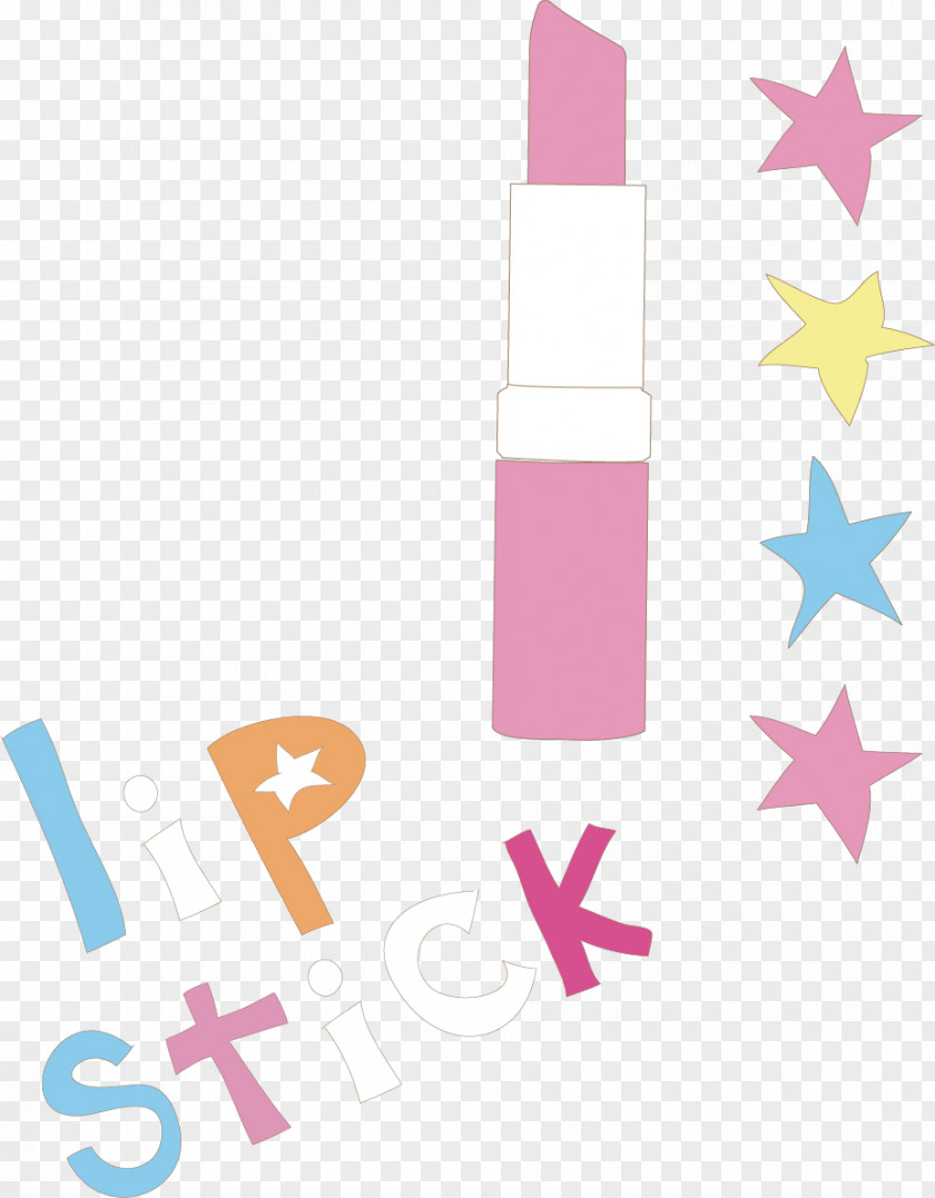 Pink Lipstick Paper PNG