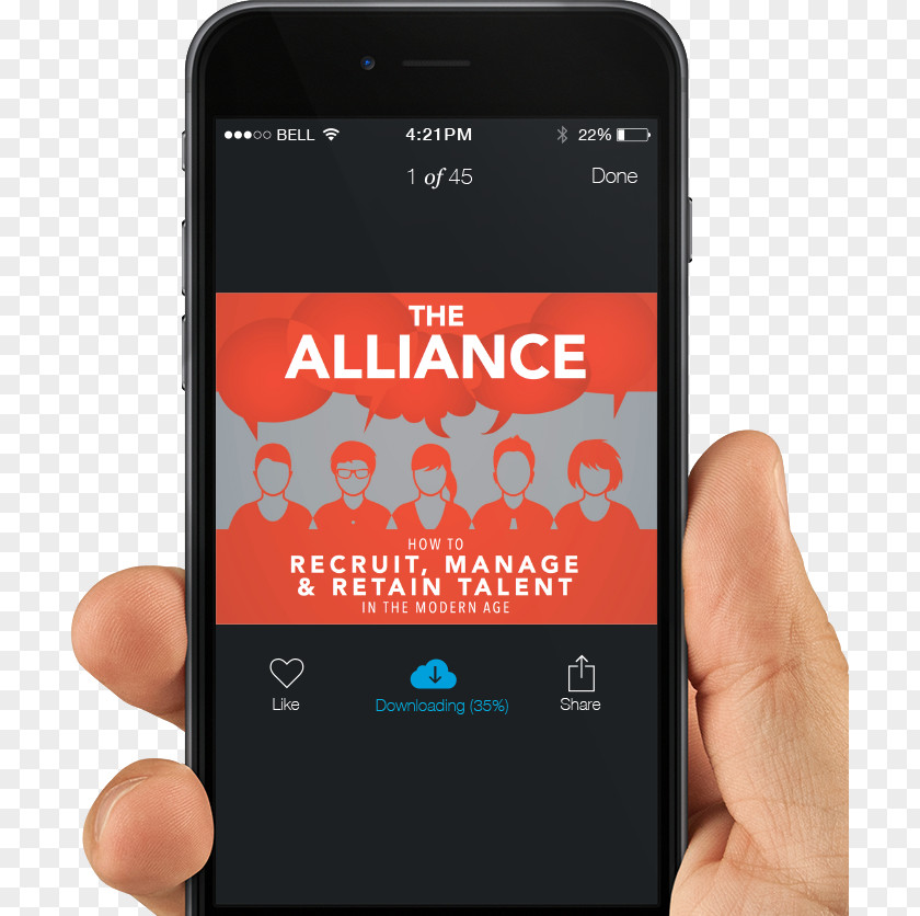 Smartphone Feature Phone Presentation Slide The Alliance: Managing Talent In Networked Age Show PNG