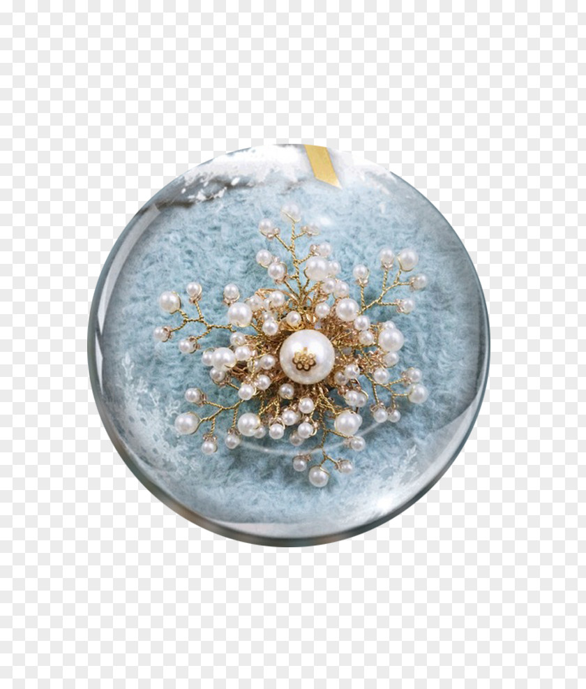 Snow Velvet Flower Jewelry Download Icon PNG