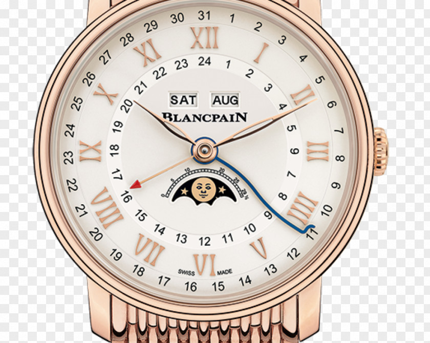 Watch Villeret Blancpain Quantième Baselworld Complication PNG