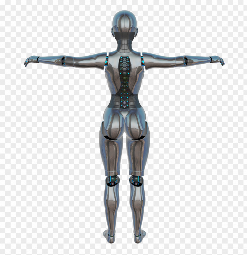 Cyborg Robot Human Back Artificial Intelligence Android PNG