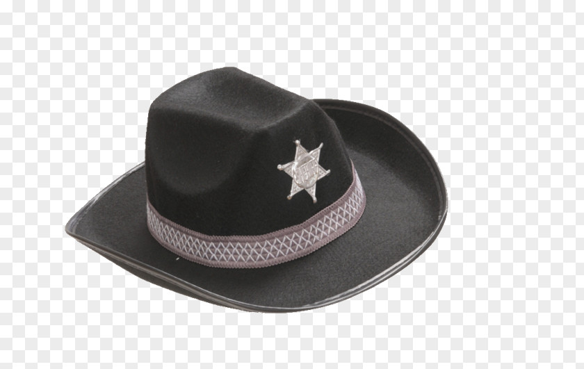 Gorro Sheriff Cowboy Hat Badge PNG