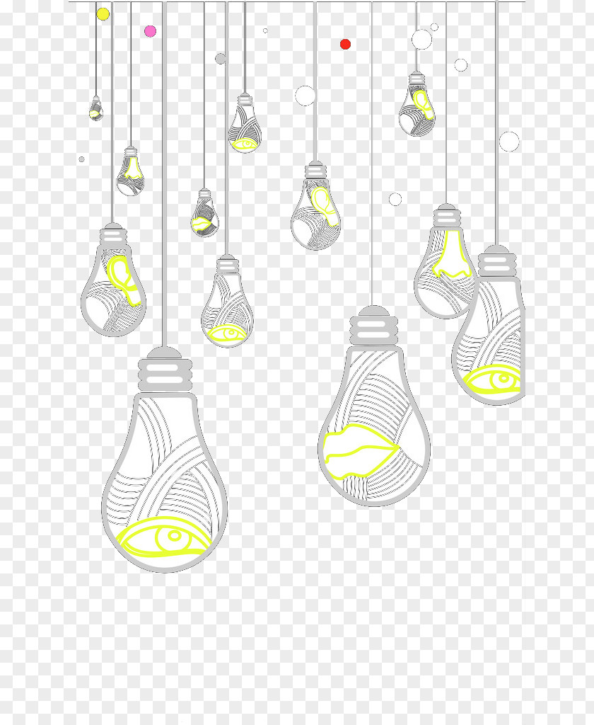Creative Bulb Design Incandescent Light Electric PNG