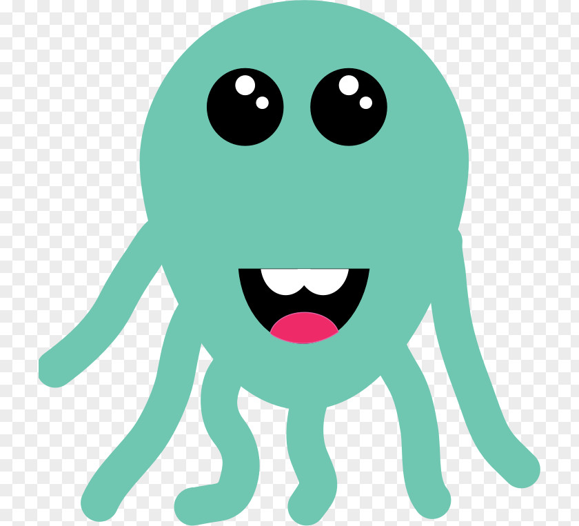 Octapus Emoticon Smiley Clip Art PNG