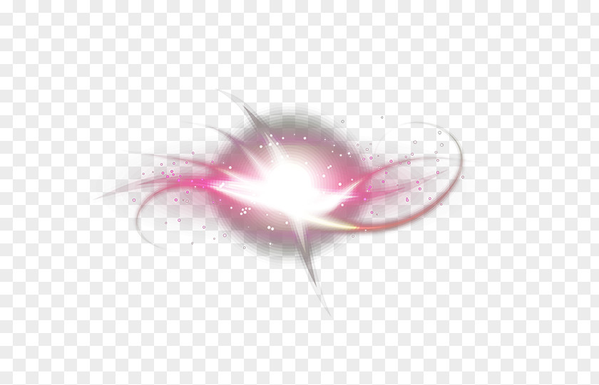 Pink Glow Halo 3 Light PNG
