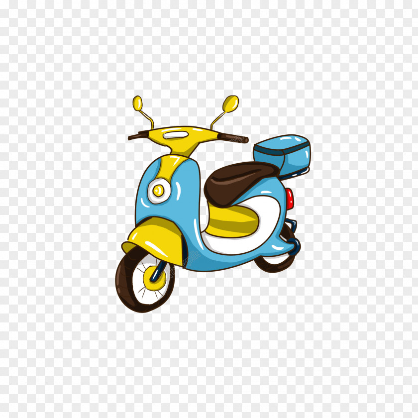 Wheel Moped Electric Vehicle Scooter PNG