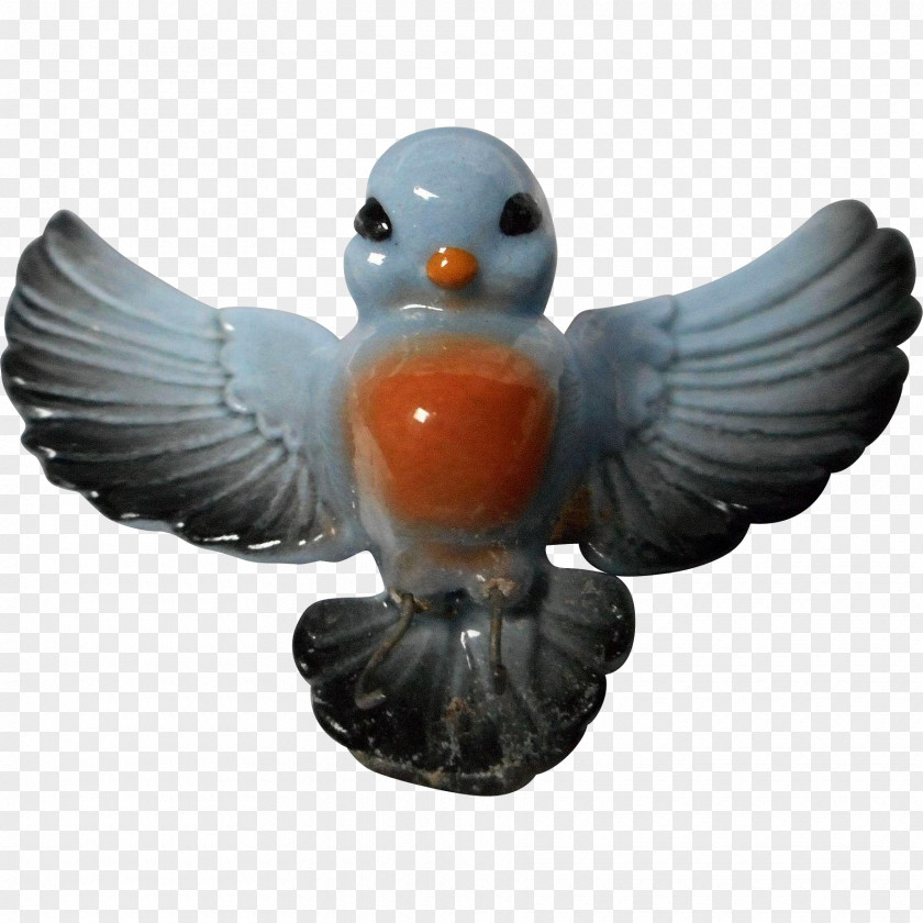 Hand-painted Bird Beak Figurine PNG
