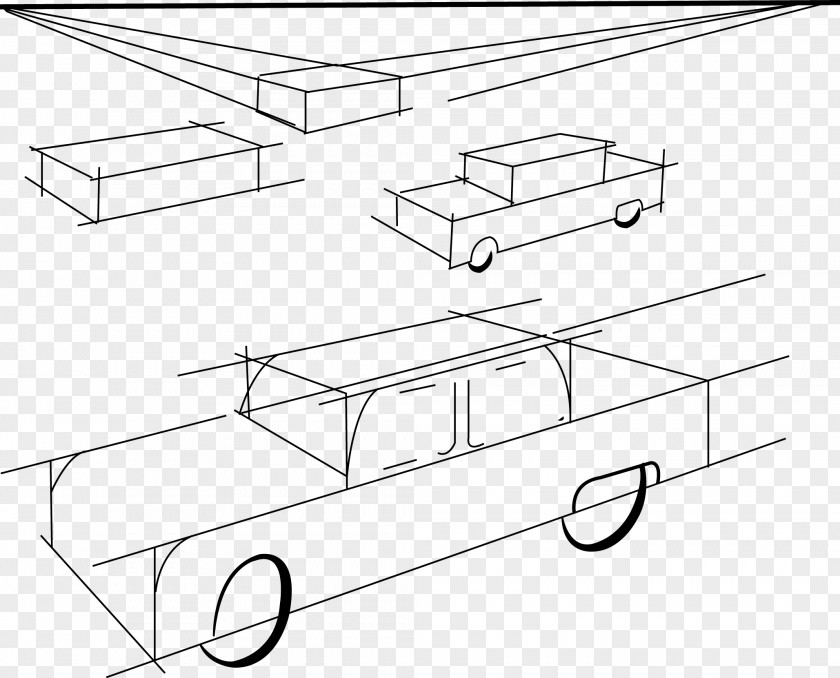 Perspective Car Drawing Automotive Design Sketch PNG