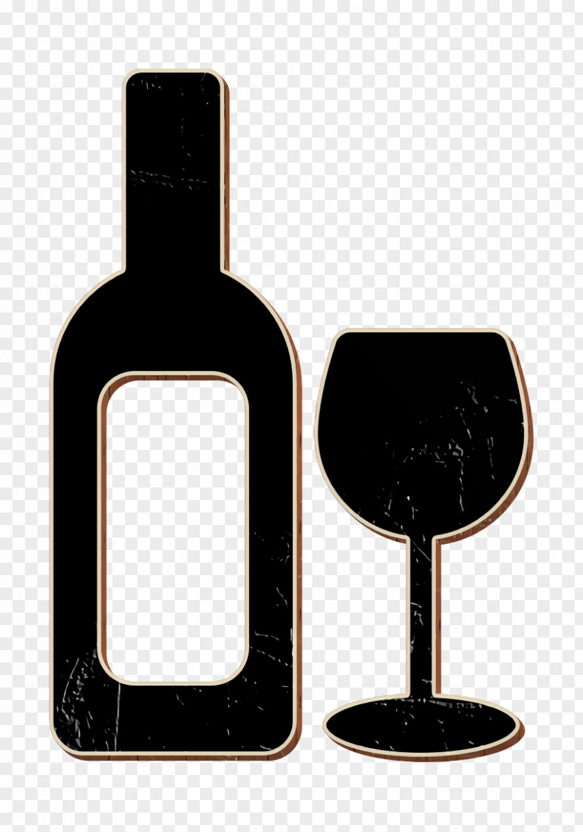 Wine Glass And Bottle Icon Alcohol Food PNG