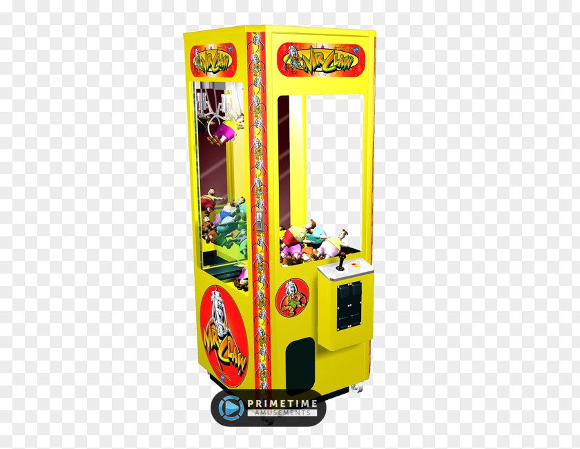 Claw Machine Crane Arcade Game Merchandiser Toy Redemption PNG