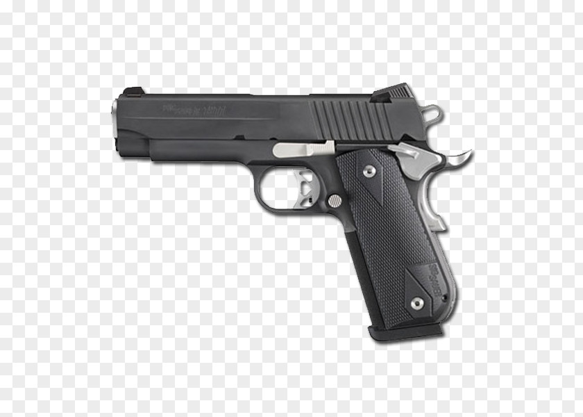 Handgun SIG Sauer 1911 .45 ACP Firearm Pistol PNG