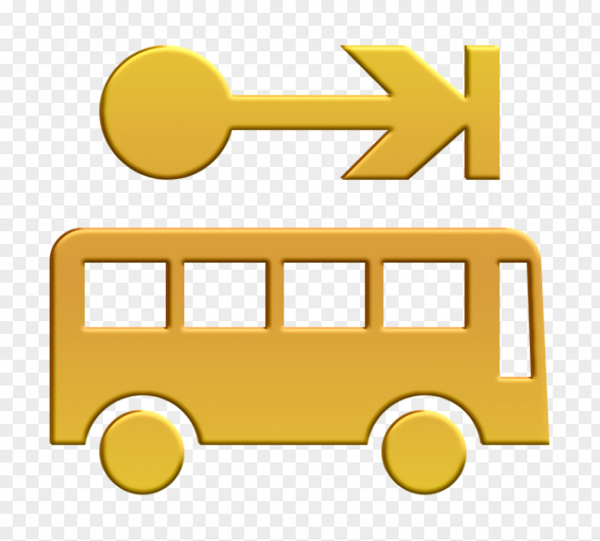 Public Transport Bus Icon Urban PNG