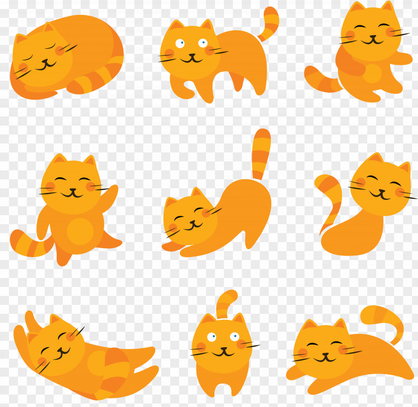 Cat Kitten Vector Graphics Clip Art Cartoon PNG