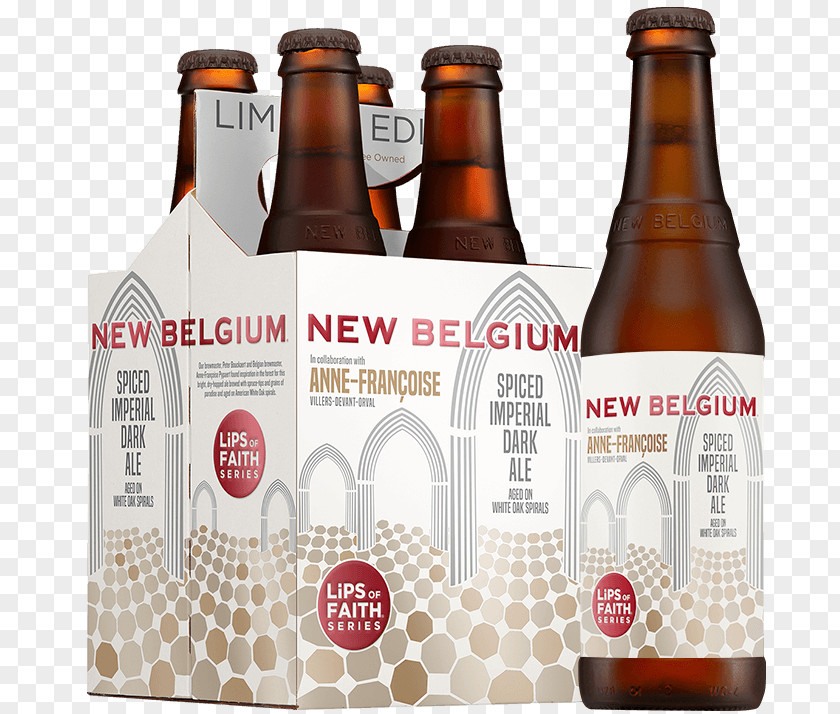 Dark Beer Ale New Belgium Brewing Company Bottle Brewery PNG
